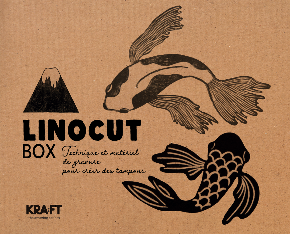 Linocut box